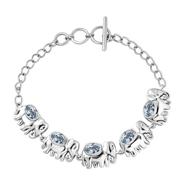 Himmelblaues Topas-Armband, 16,5 cm - 2,95 ct.