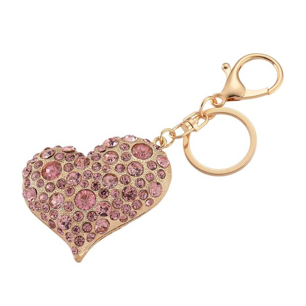 3er-Set Mehrfarbige Kristall- und Emaille-Schl&uuml;sselanh&auml;nger image number 4