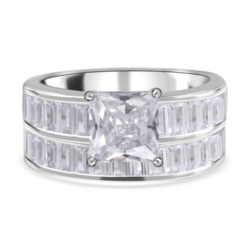 LUSTRO STELLA 2er-Set- weiße Zirkonia-Ringe - 5,04 ct. image number 0