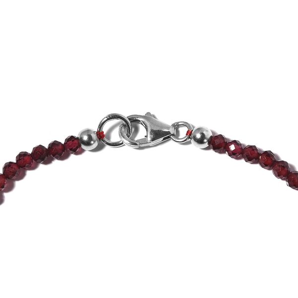 Rotes Granat-Armband, 19 cm - 15 ct. image number 5