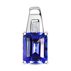 RHAPSODY AAAA Tansanit, Wei&szlig;er Diamant Anh&auml;nger 950 Platin ca. 2.33 ct