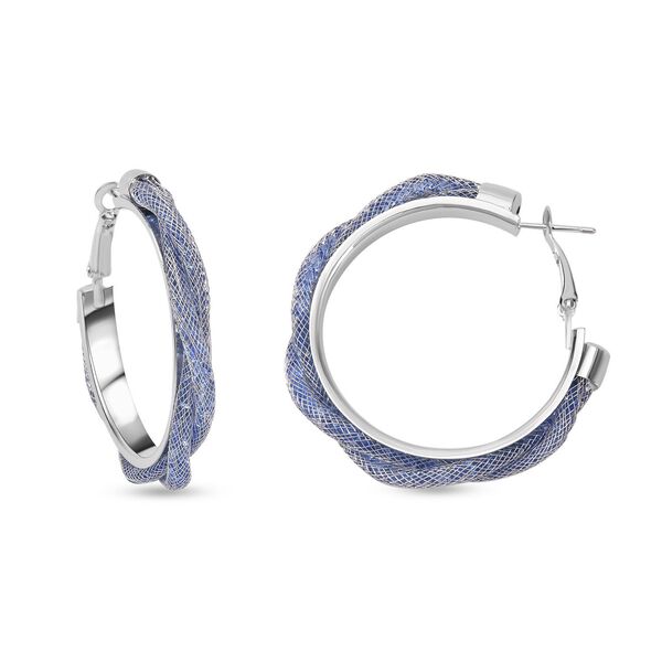 Blauer Kristall Schmuckset Reines Messing image number 6