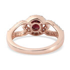 Anthill Granat und Zirkon Ring 925 Silber rosévergoldet  ca. 1,08 ct image number 5