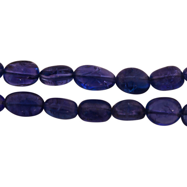 RHAPSODY zertifiziert und gepr&uuml;ft AAAA Tansanit 45cm Halskette in 950 Platin - 141,36 ct. image number 14