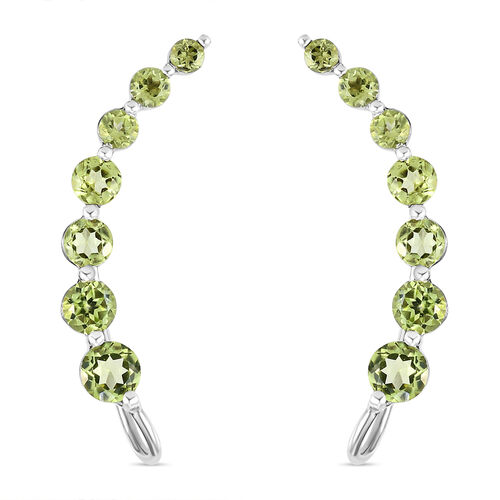 Peridot-Ohrringe in Silber, 2,70 ct. image number 0