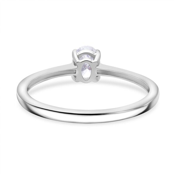 LUXURIANT VS-EF Labor Oval Diamant Ring - 0,52 ct. image number 5