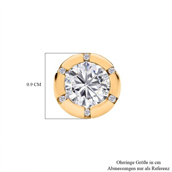 Moissanit Ohrstecker- 1,59 ct. image number 5