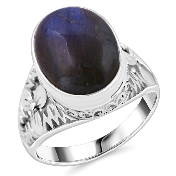 Royal Bali Kollektion- Labradorit Ring - 8,90 ct.