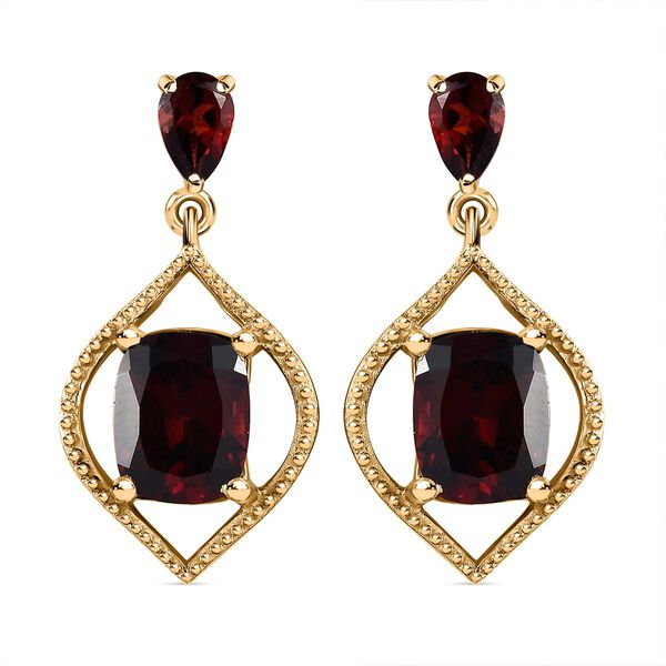 Nat&uuml;rliche Mosambik Granat-Ohrringe - 6,13 ct.