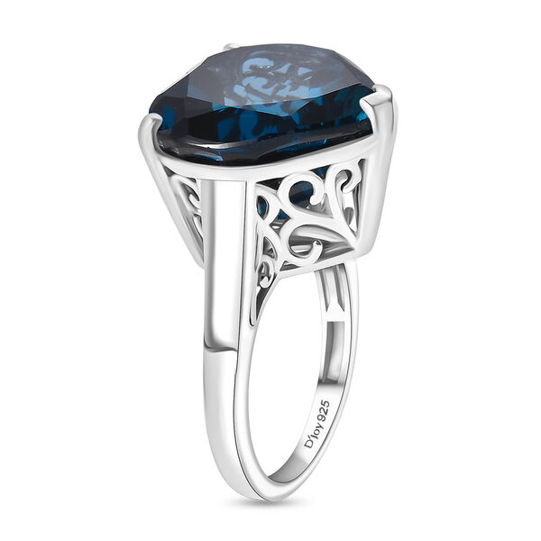 D'Joy London Blautopas Ring - 16,77 ct. image number 4