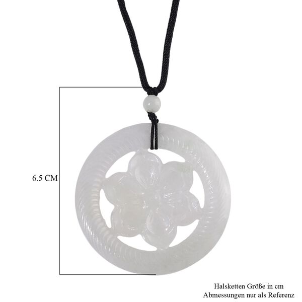 Wei&szlig;e Jade Halskette Flexibles cm ca. 110.00 ct image number 5