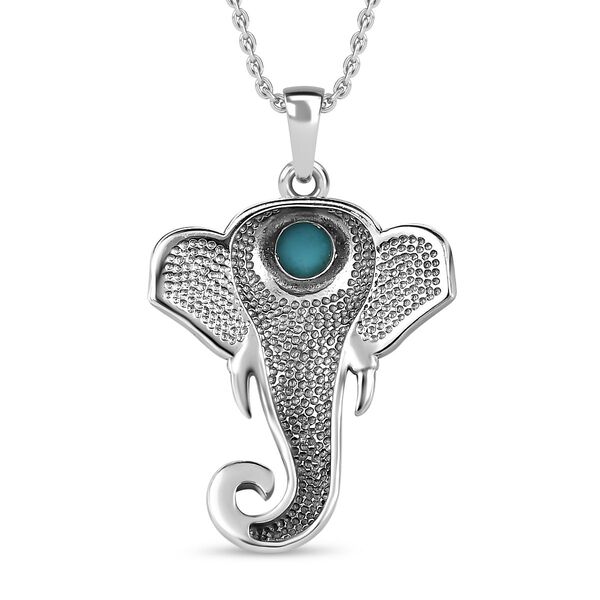 AA Sleeping Beauty Türkis Anhänger mit 45cm Kette - 0,52 ct. image number 5