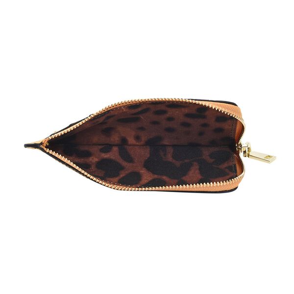 SENCILLEZ - Echtleder Portemonnaie, Gelb image number 4