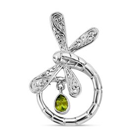 Royal Bali Kollektion - Natürlicher Peridot Anhänger, 0.72 Ct.
