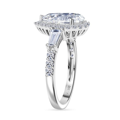 LUXURIANT DIAMOND-  IGI zertifizierter VS-EF Labor Diamant Ring in 950 Platin - 3 ct, image number 5