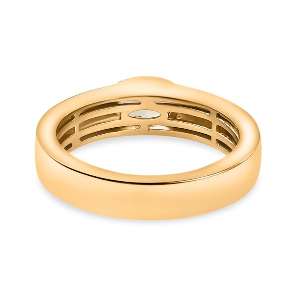 AA Natürlicher, goldener Tansanit Ring, ca. 0,44 ct. image number 6