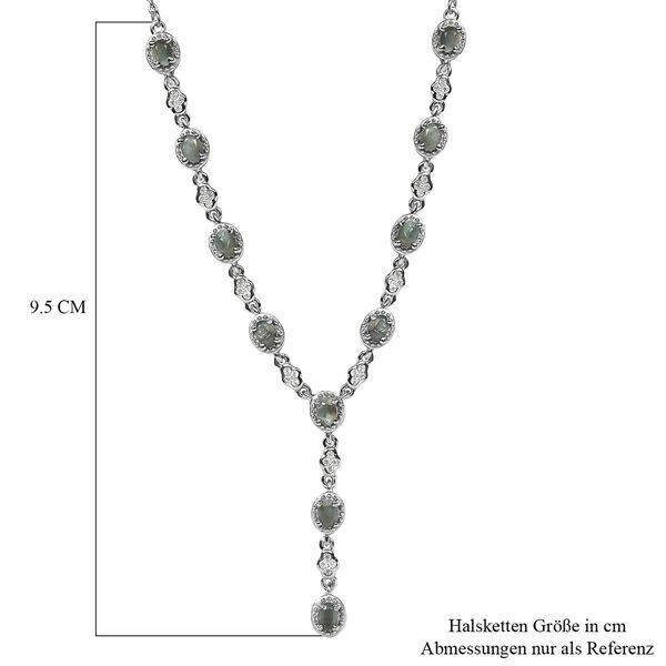 Alexandrit und Zirkon-Halskette, 45 cm - 2,46 ct. image number 5