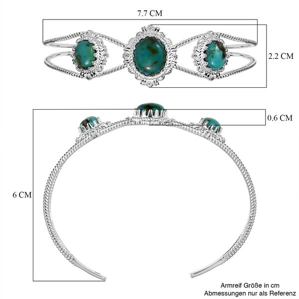 Sierra Nevada T&uuml;rkis 19cm Armreif - 8,89 ct. image number 5