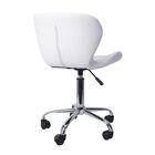 Büro-/ Schreibtischstuhl mit 360-Grad Drehfunktion und Höhenverstellung, Größe: 50x50x77 cm, Weiß image number 2