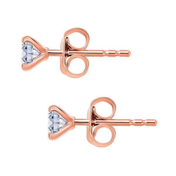 Moissanit Schmuckset, 925 Silber 750 Roségold Vermeil - 1,44 ct. image number 8