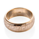 Griechischer Schlüssel Design Spinning-Ring 375 Gelbgold image number 4