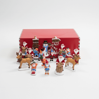 Weihnachts-&Uuml;berraschungsbox - 20 festliche Deko-Miniaturen zum Sammeln und Entdecken
