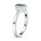 AA Äthiopischer Smaragd-Ring, 925 Silber platiniert  ca. 0,69 ct image number 4