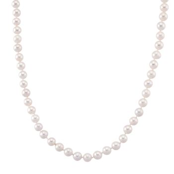 Wei&szlig;e Edison Perle 71cm Halskette
