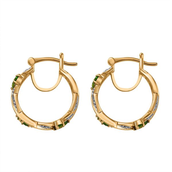 ALLORO AA natürliche Chromdiopsid-Ohrringe - 0,68 ct. image number 6