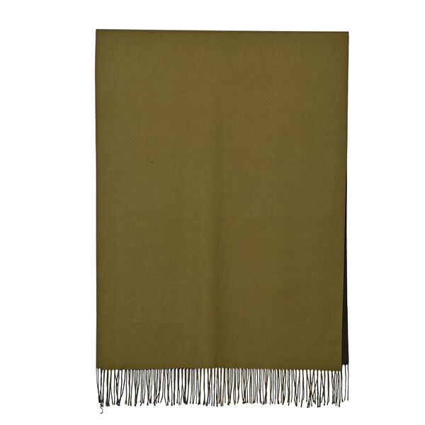 Eleganter Ombre-Schal mit Fransen, 68x180 cm, Waldgr&uuml;n image number 4