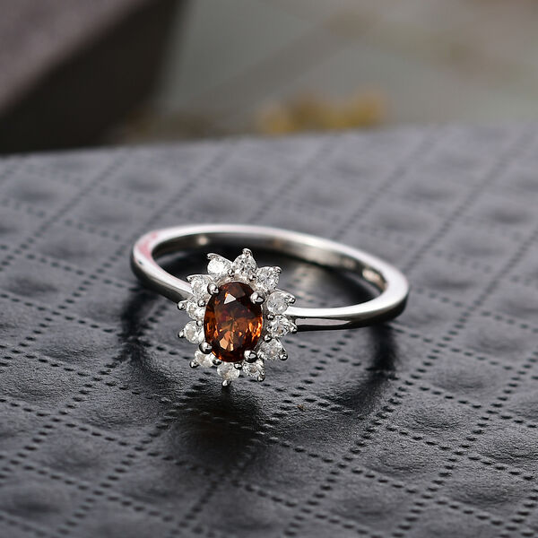 D'Joy Sonnenuntergang und weißer Zirkon Ring - 0,98 ct. image number 1
