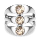 Citrin Ring Edelstahl (Größe 16.00) ca. 1,40 ct