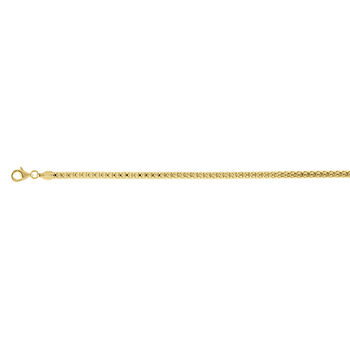 Coreana 50cm Kette in 925 Silber vergoldet
