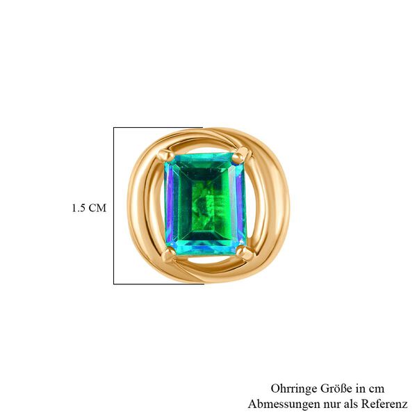 Pfau Triplett Quarz Ohrringe - 5,85 ct. image number 6