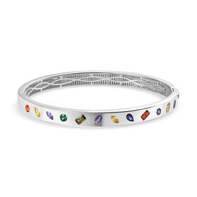 Multi-Edelstein-Armreif, 19 cm - 3,90 ct.