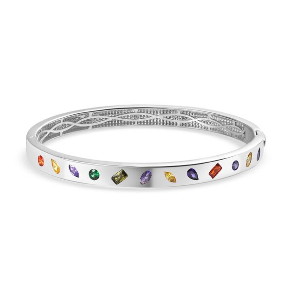 Multi-Edelstein-Armreif, 19 cm - 3,90 ct.