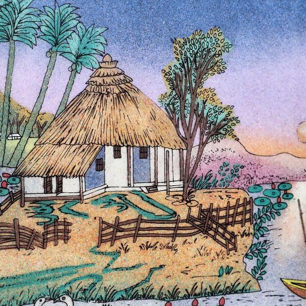 Handgefertigte Edelstein Malerei, Natur image number 7