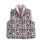 Wendbare Weste mit Kunstfell-Futter, 55 cm Lang, 110 cm Brustumfang, Beige