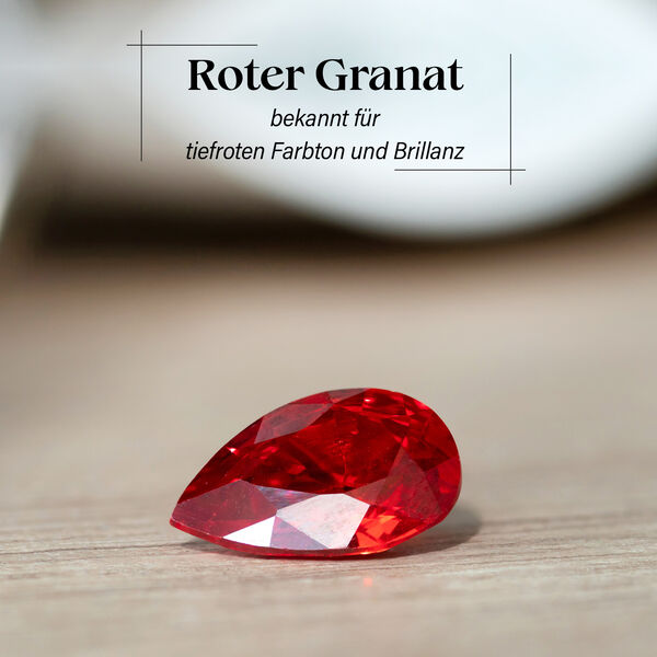 Flexibles rotes Garnat-Armband, 25,5 cm - 2,83 ct. image number 4