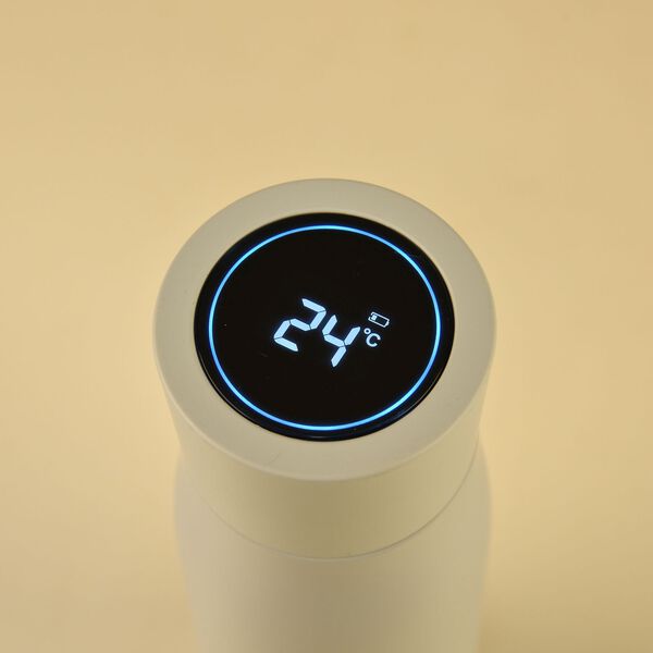 "UVC Ultraviolet Sterilization Insulated Cup, LED Display Temperature, Smart drinking Water reminder Functions: Ultraviolet sterilization, temperature display, and drinking water reminder Capacity:500ml Dimensions: 7*24.5cm Weight: 331g image number 5