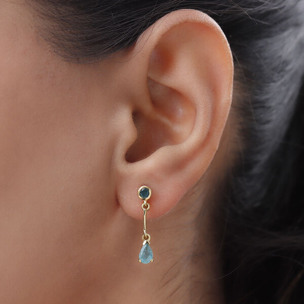 Grandidierit Ohrh&auml;nger - 1,04 ct. image number 3