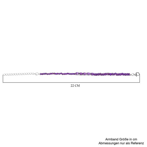 Afrikanisches Amethyst Armband, ca. 16.5 cm, ca. 9,57 ct. image number 5
