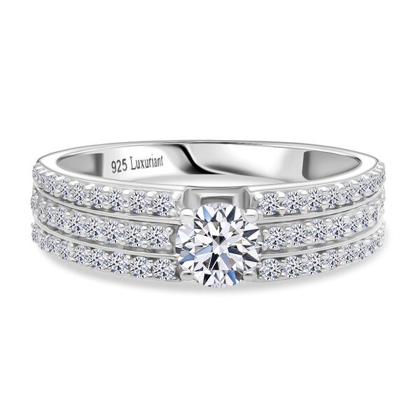 LUXURIANT DIAMANT - Lab Grown Diamant SI-GH Ring 925 Silber rhodiniert (Größe 19.00) ca. 1,00 ct image number 0