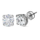 New York Kollektion - Diamant-Ohrringe, P1-P2 G-H, 585 Weißgold ca. 1.00 ct