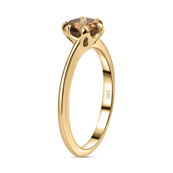 AA nat&uuml;rlicher, goldener Tansanit-Ring - 1,52 ct. image number 5