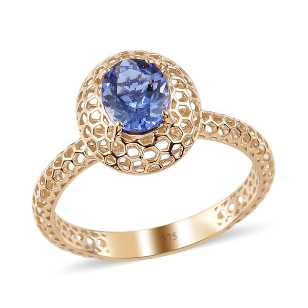 MIRAGE COLLEKTION AA Tansanit Ring 375 Gelbgold image number 4