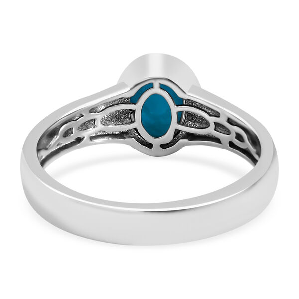 Amerikanischer, natürlicher Sleeping Beauty Türkis-Ring - 1,59 ct. image number 4