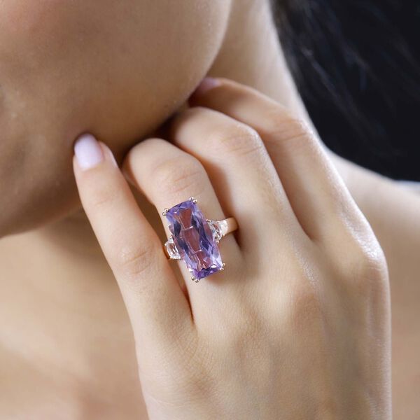 AA Rose De France Amethyst und Topas Ring - 9,75 ct. image number 3
