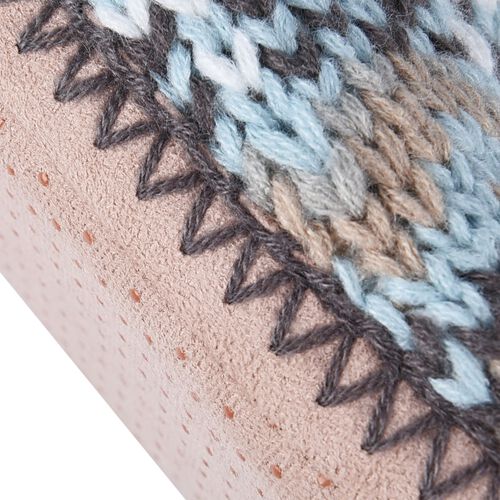1 paar rutschfeste und gestrickte Hausschuhe mit Fellfutter, Größe M, Tribal image number 1
