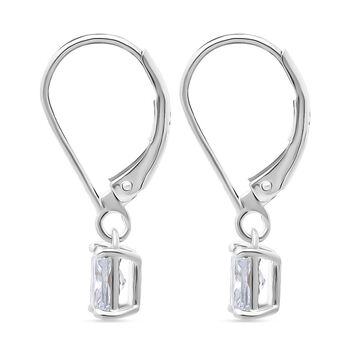 LUXURIANT SGL zertifizierte VS-GH Labor Diamant Ohrringe, 925 Silber rhodiniert - 1 ct.